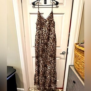 NWT  leopard maxi dress